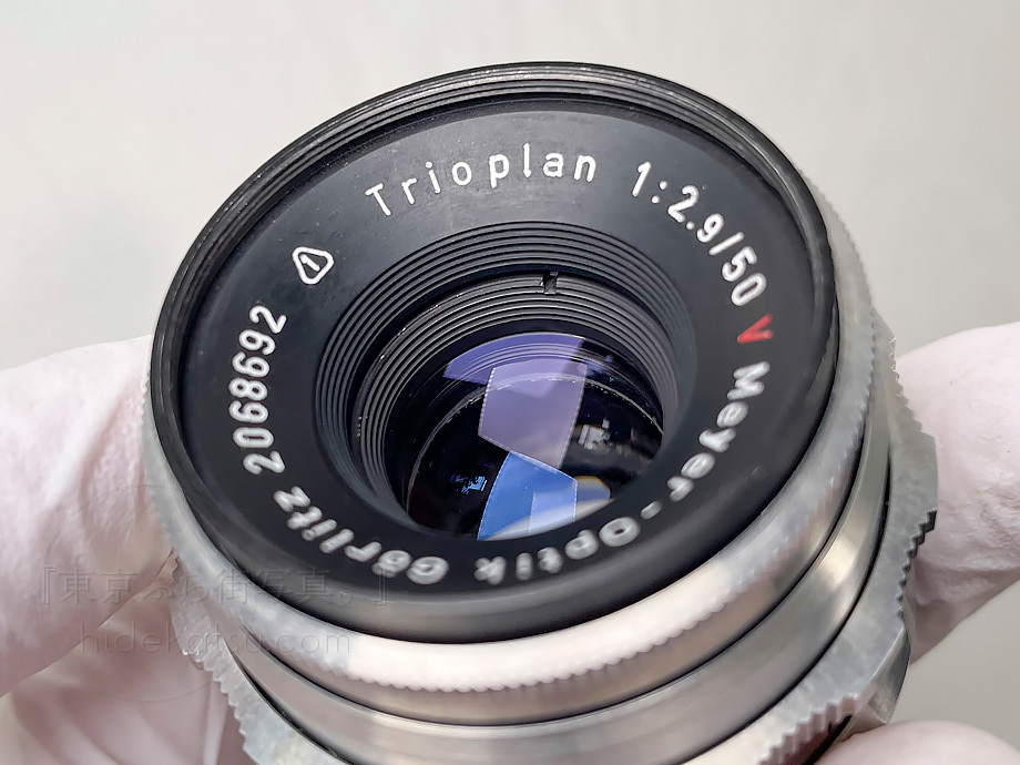 バブルボケのトリオプラン 50mm M42マウントに改造【分解清掃・撮影チェック済み】Meyer Optik / Trioplan 50mm F2.9_08r_画像7