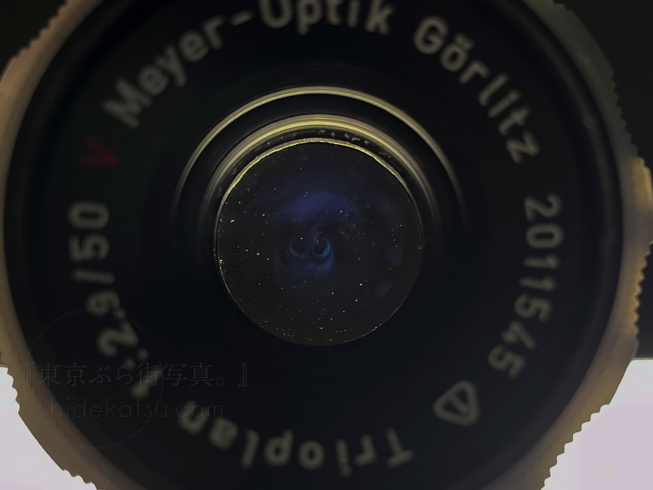 バブルボケのトリオプラン 50mm M42マウントに改造【分解清掃・撮影チェック済み】Meyer Optik / Trioplan 50mm F2.9_09r_画像9