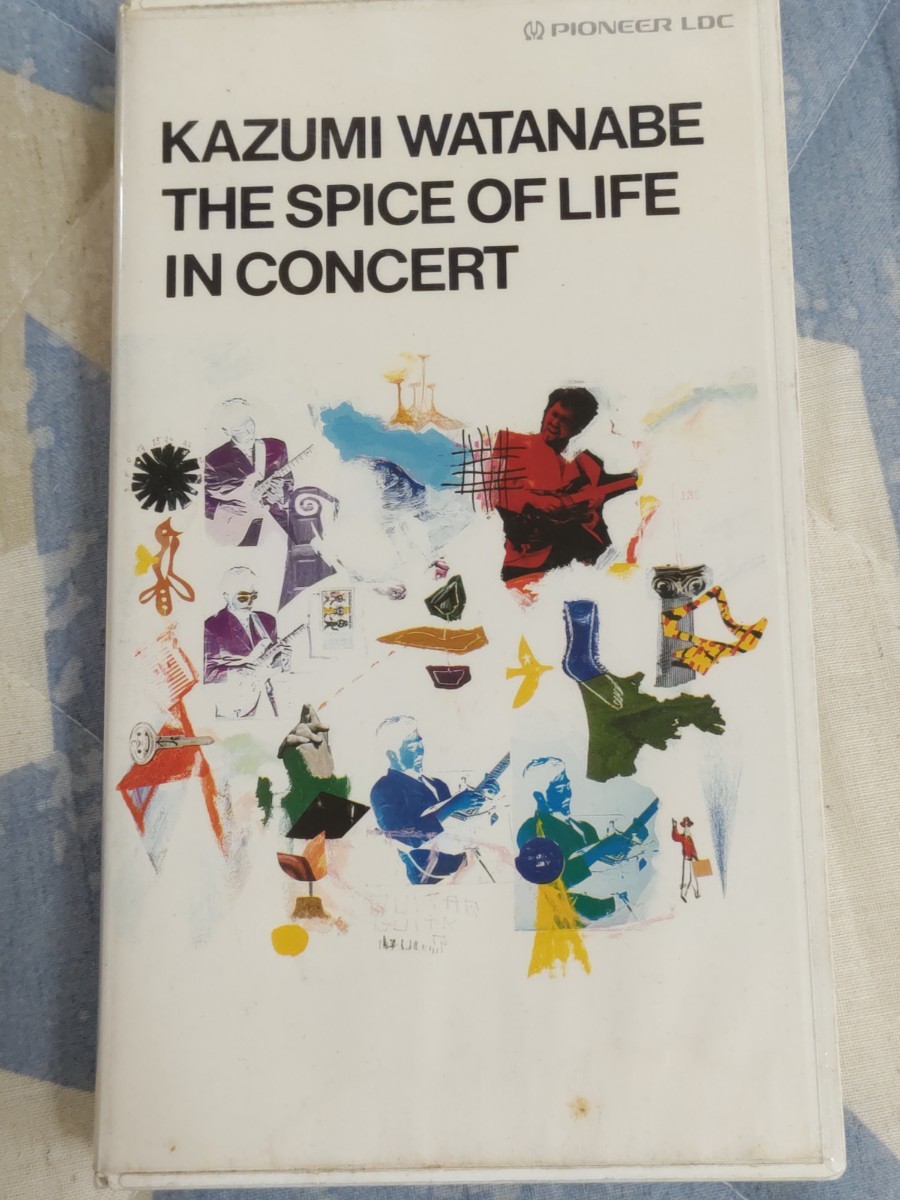 【VHS】渡辺香津美『スパイス・オブ・ライフ・イン・コンサート The Spice Of Life In Concert』ーKYLYN BAND・YMOサポート_画像1