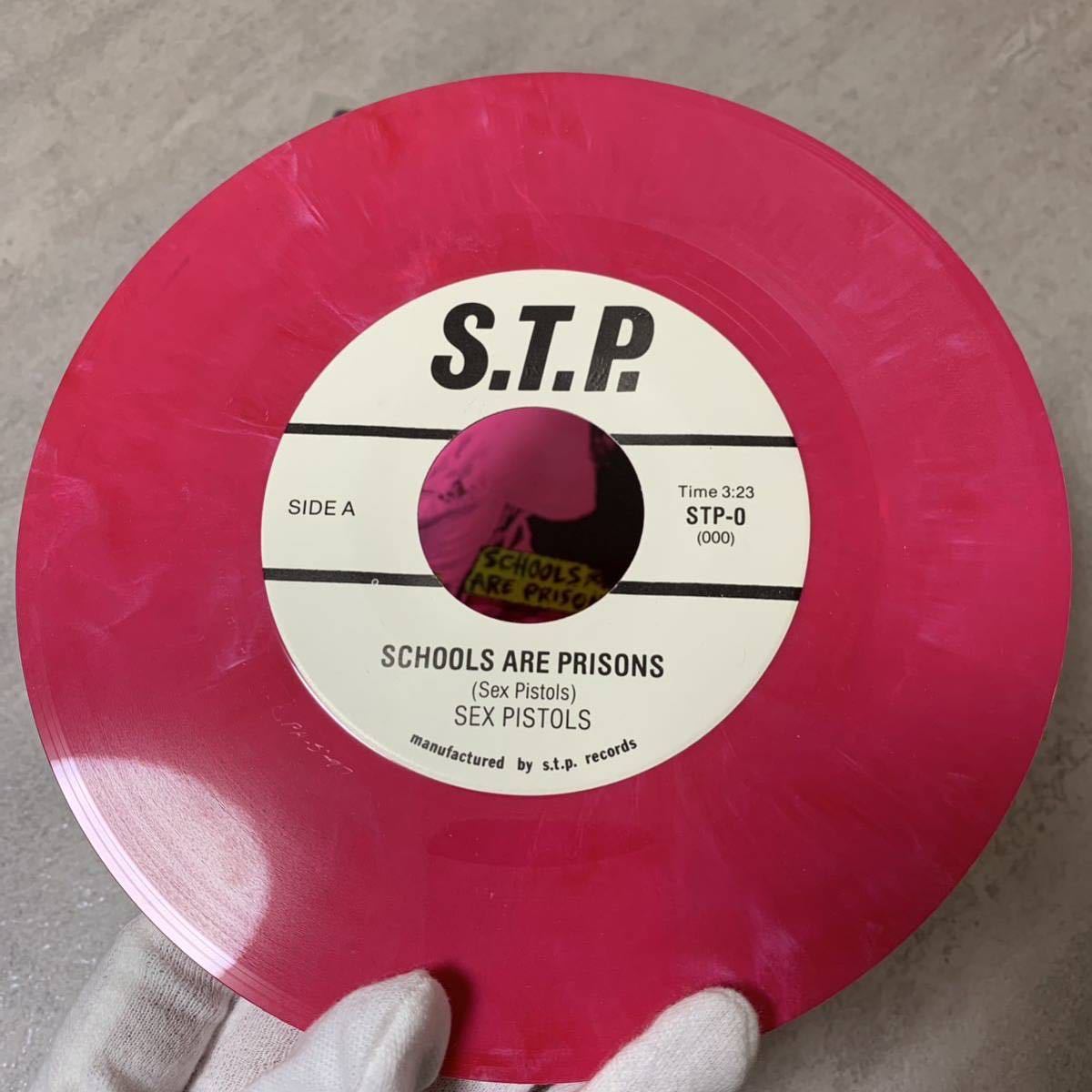 【未発表曲 シングル盤】SEX PISTOLS SCHOOLS ARE PRISONS セックスピストルズ LP EP レコード アナログ 45RPM ドーナツ盤 7inch インチ_画像3