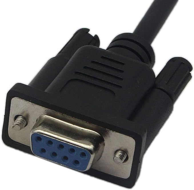 CERRXIAN DB9 RS232 COMメスポート - RJ45メス+ RS232メス - RJ45メスコネクタカードDB9シリアルポートエクステンダ - LAN CAT5 （1ペア）_画像2