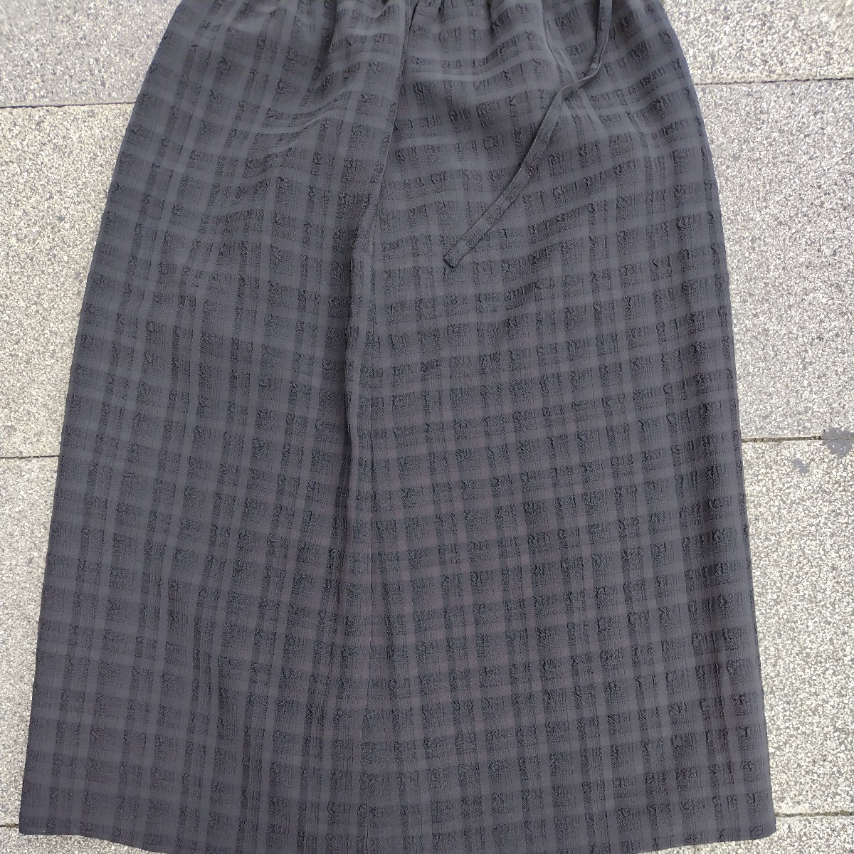 レディースLサイズスカート　ブラック8/23_画像3