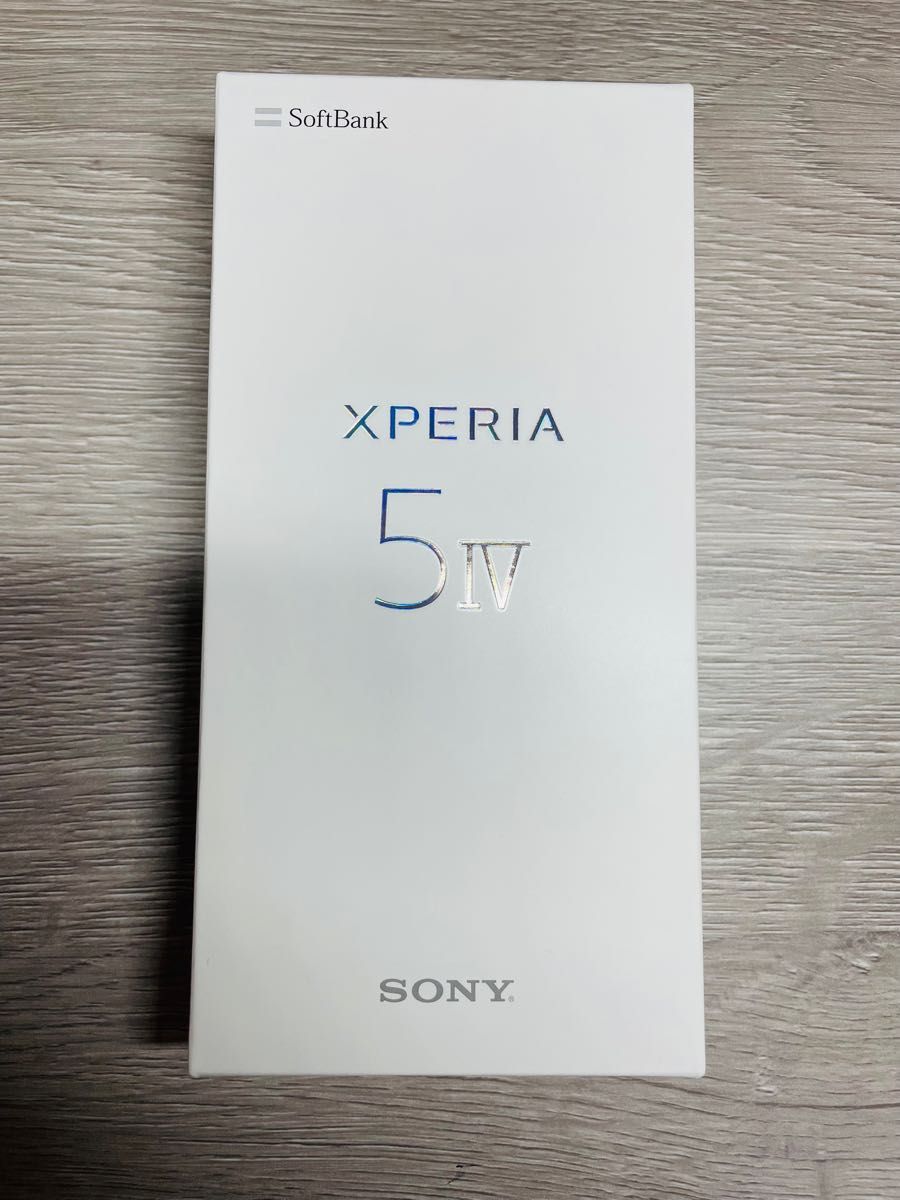 【新品未使用／残債なし】Xperia 5 IV エクリュホワイト 128 GB SIMフリーSoftBank／ソフトバンク版　本体