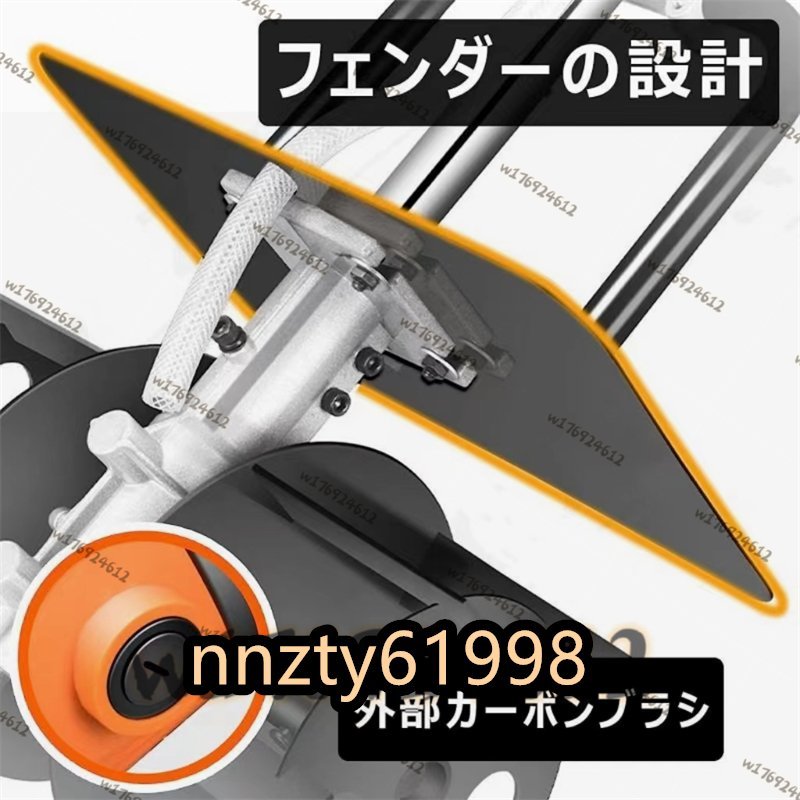 攪拌機 コンクリートミキサー かくはん機 110V モルタル グラウト スターラー 6速調整可能 ハンドヘルド 電気セメントミキサー 肥料 飼料_画像6