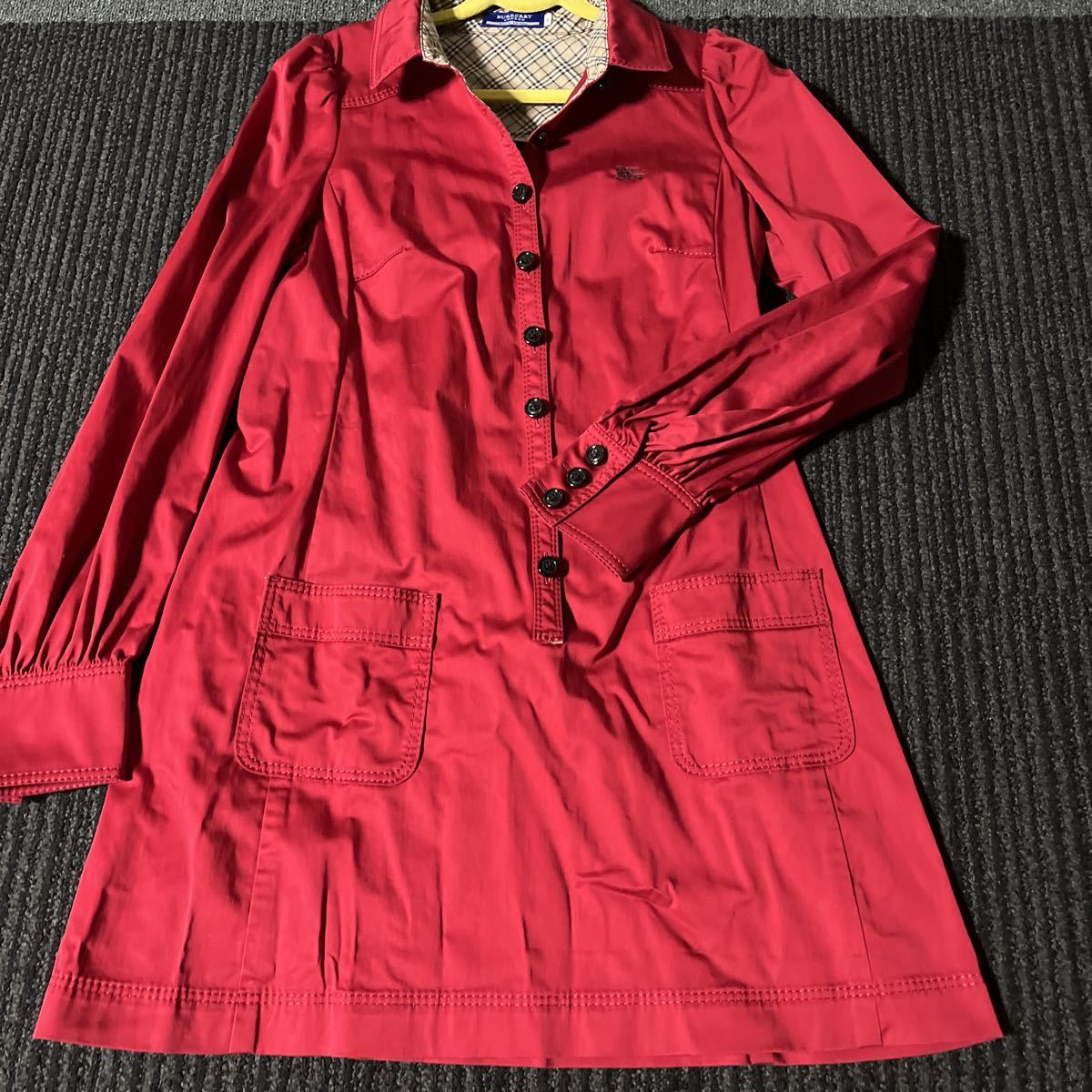 国内外の人気集結! バーバリーブルーレーベルワンピース 美品