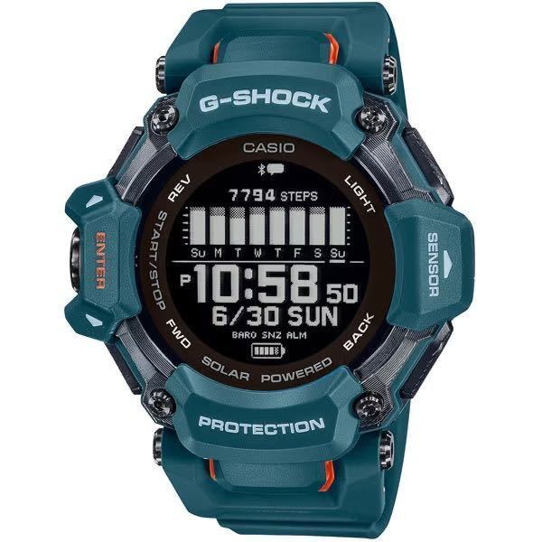 超特価★新品 カシオ正規保証付き G-SHOCK GBD-H2000-2JR 心拍数 高度 方位 気圧 温度計 歩数計 ブルーグリーン GPSソーラー 腕時計 タグ付