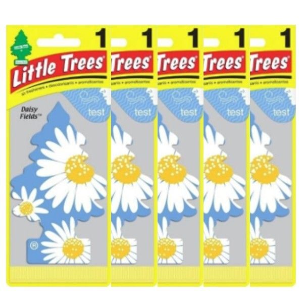 Little Tree リトルツリー 釣り下げ式芳香剤 デイジー Daisy Fielｄs 5枚セット