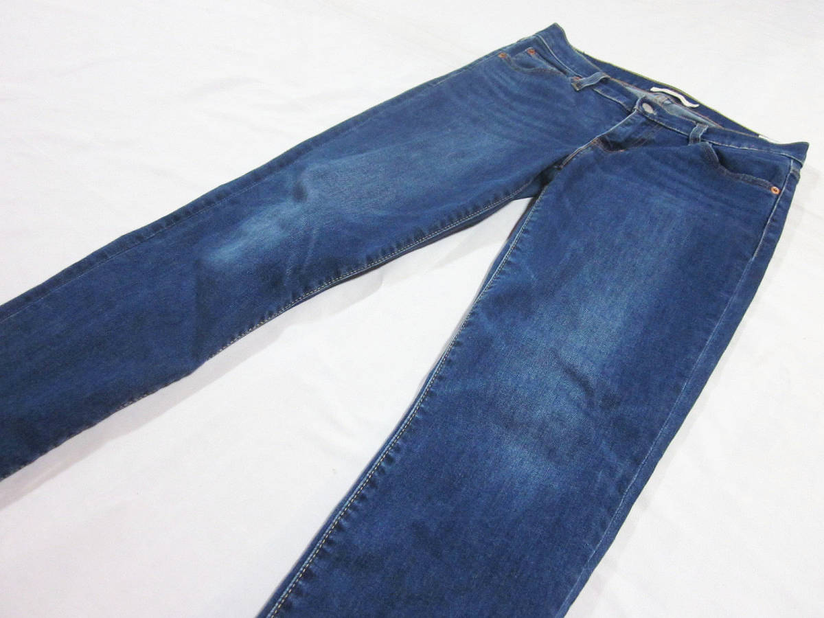 送料無料!!　Levi's　リーバイス　BORROWED FROM THE BOYS　加工　パウダー　ストレッチ　デニム　ジーンズ　インディゴ　26　W約75CM