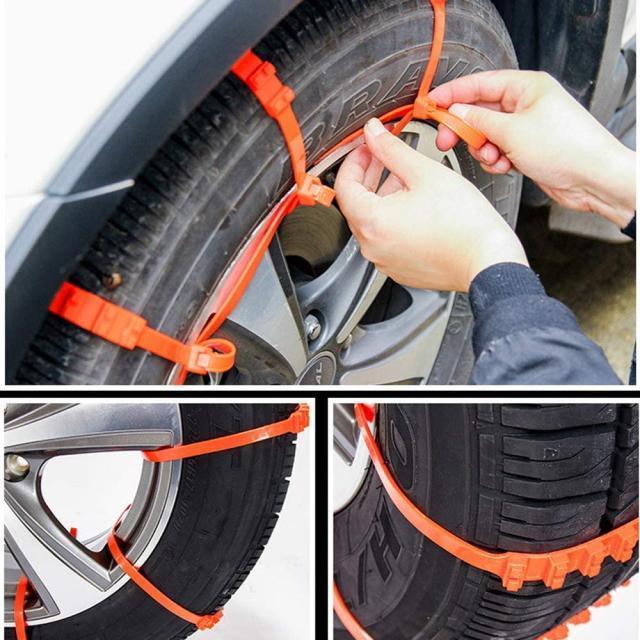  provide for . safety jack up un- necessary. easy installation clamping band type car slip prevention 10 pcs set . surface. ... fallen snow. urgent ...13~20 -inch till tire chain 