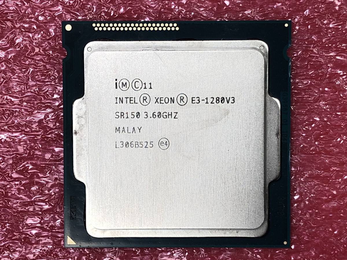 1137 Intel Xeon E3-1280 v3 SR150 (3.60GHz/ 8MB/ LGA1150) 保証付