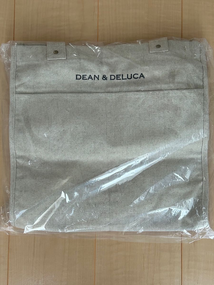 新品  DEAN&DELUCA リネンマーケットトートバッグL(限定品) トートバッグ(正規品)