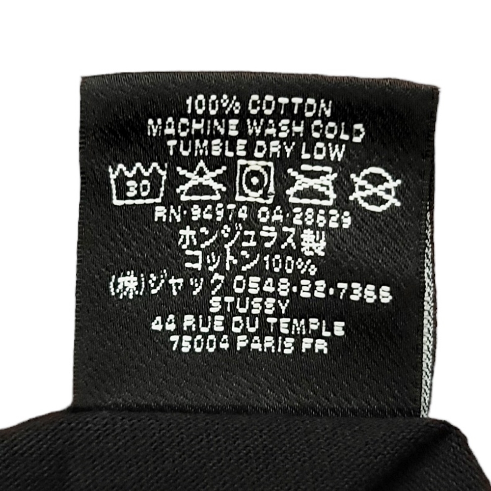 WC380 STUSSY ステューシー SHATTERED TEE 8ボール プリント 半袖 Tシャツ Mサイズ ブラック シャタード ほぼ未使用 ●60_画像5