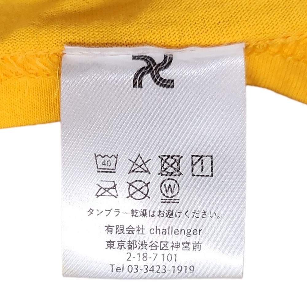 WC402 CHALLENGER チャレンジャー BANDANALYZE 2023 TOUR バンダナライズ 2023ツアー 半袖 Tシャツ Lサイズ イエロー 美品_画像6