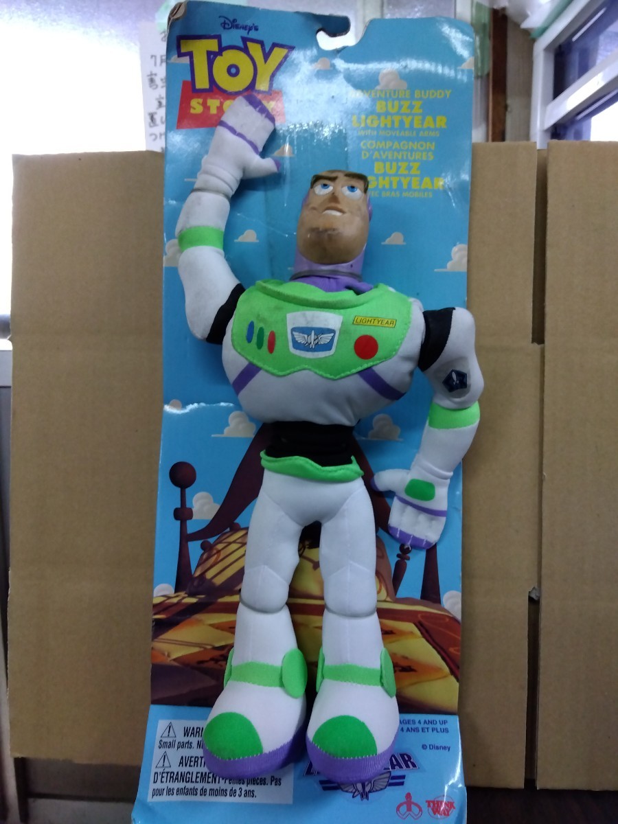 【DISNEYディズニー】トイ・ストーリー フィギュア BUZZ LIGHTYEAR バズ・ライトイヤー ※汚れ有り 高さ370mm_画像1