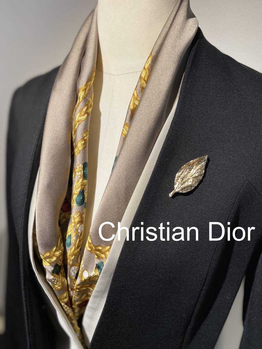 美品】Christian Dior クリスチャン ディオール DIOR リーフモチーフ