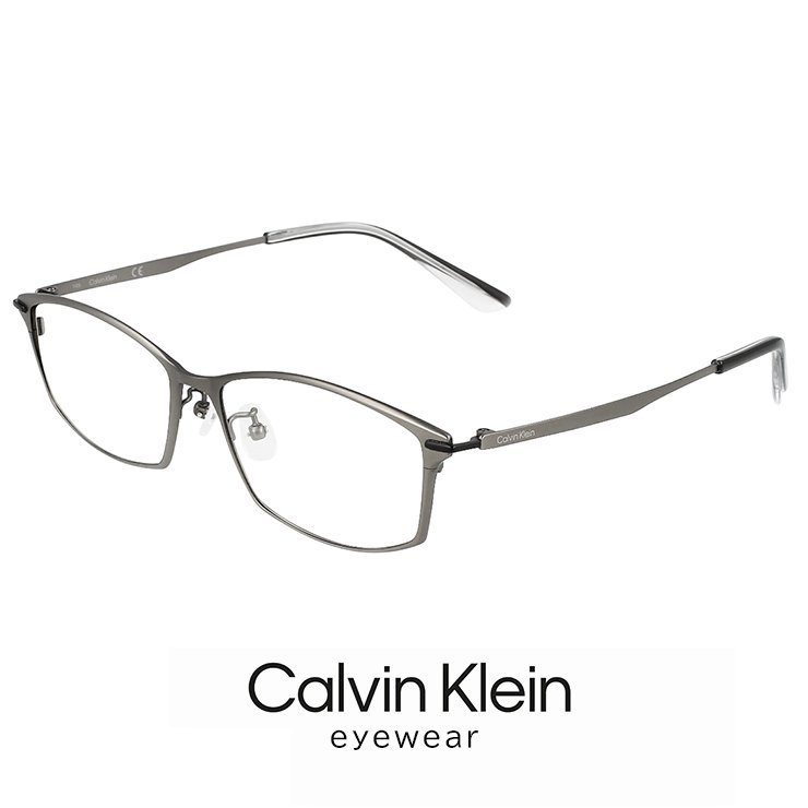 新品 カルバンクライン メンズ メガネ ck21134a-014 calvin klein 眼鏡 めがね チタン メタル フレーム スクエア 型