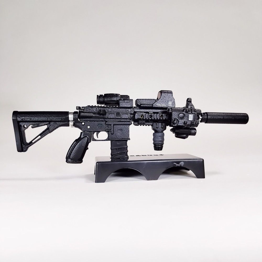 アサルトライフル HK416 プラモデル 完成品 全塗装 ガンプラ ガンダム 武器 アクションフィギュア ミリタリー模型 アサルトライフル HK416 プラモデル 完成品 全塗装 ガンプラ ガンダム 武器 アクションフィギュア ミリタリー模型