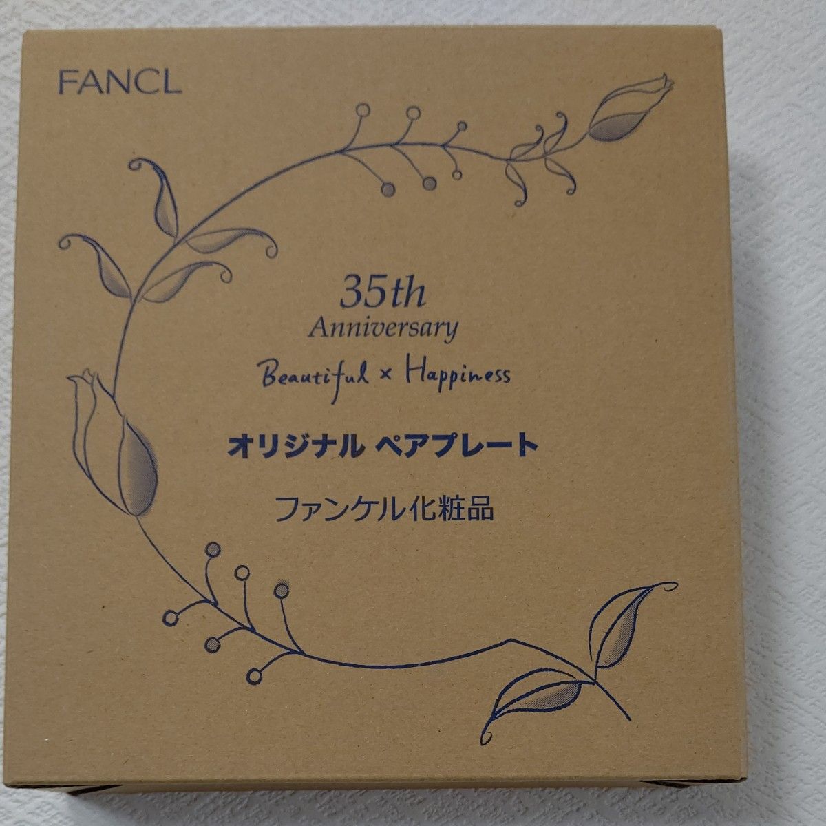 【未使用】ファンケル35thアニバーサリー  オリジナルペアプレート１箱２枚入を２箱