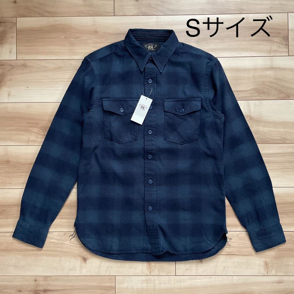 新品】【22AW】RRL ダブルアールエル チェック シャツ-