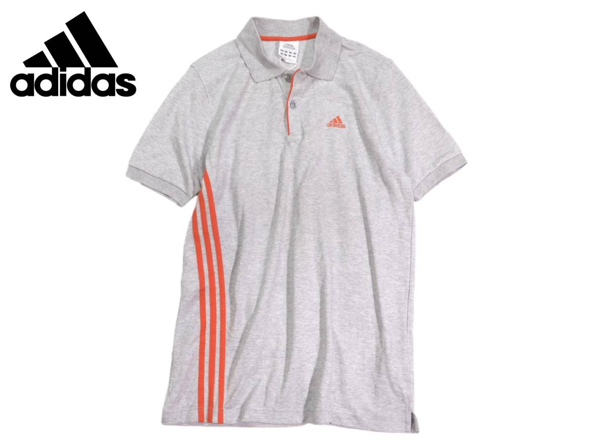  не использовался Adidas adidas CLIMALITECOTTONklaima свет хлопок Logo вышивка la Imp ru over рубашка-поло L