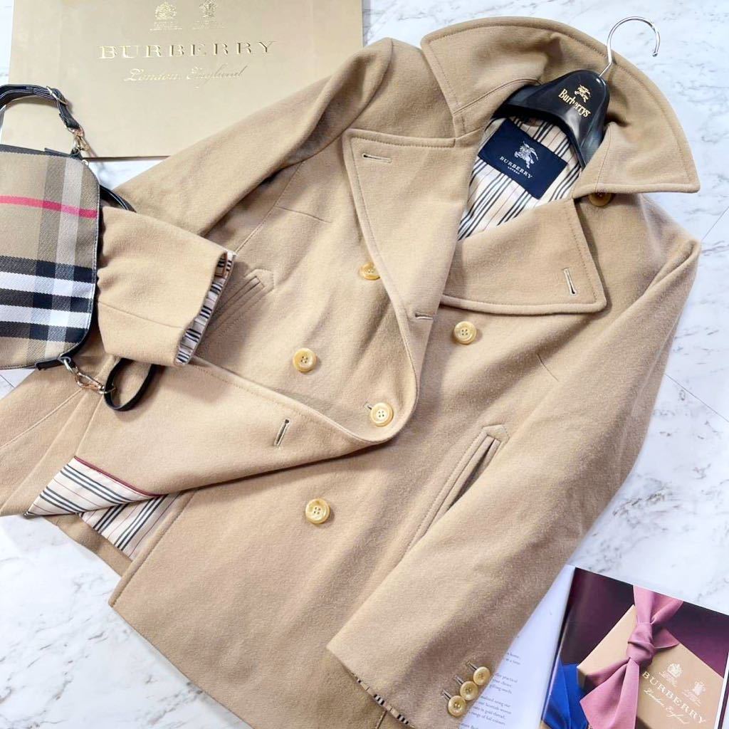 美品BURBERRY LONDON ☆ウールトレンチコート☆綺麗なノバチェック