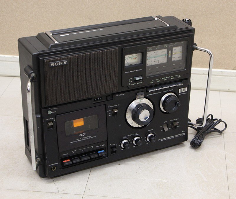 SONY ソニー CF-5950 スカイセンサー 5バンド・モノラルラジオカセットコーダー FM/MW/SW1/SW2/SW3 5バンドレシーバー