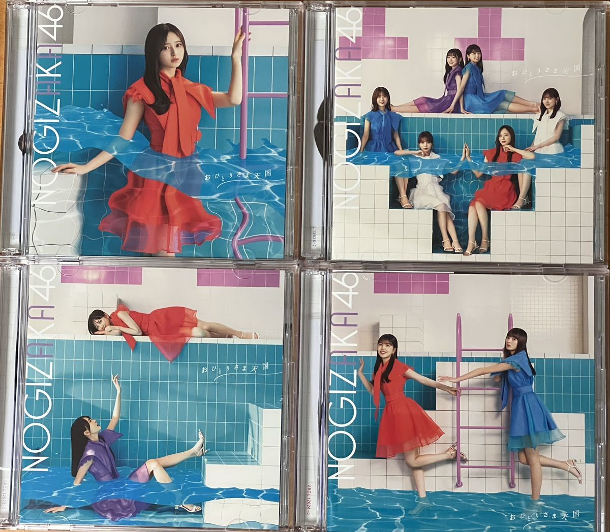 乃木坂46 初回仕様限定盤おひとりさま天国blu-ray+CD ABCD 4枚生写真