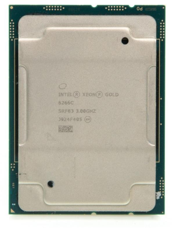 Intel Xeon Gold 6266C SRF83 22C 44T 3GHz 3.2/3.4GHz 30.25MB 205W LGA3647_画像1