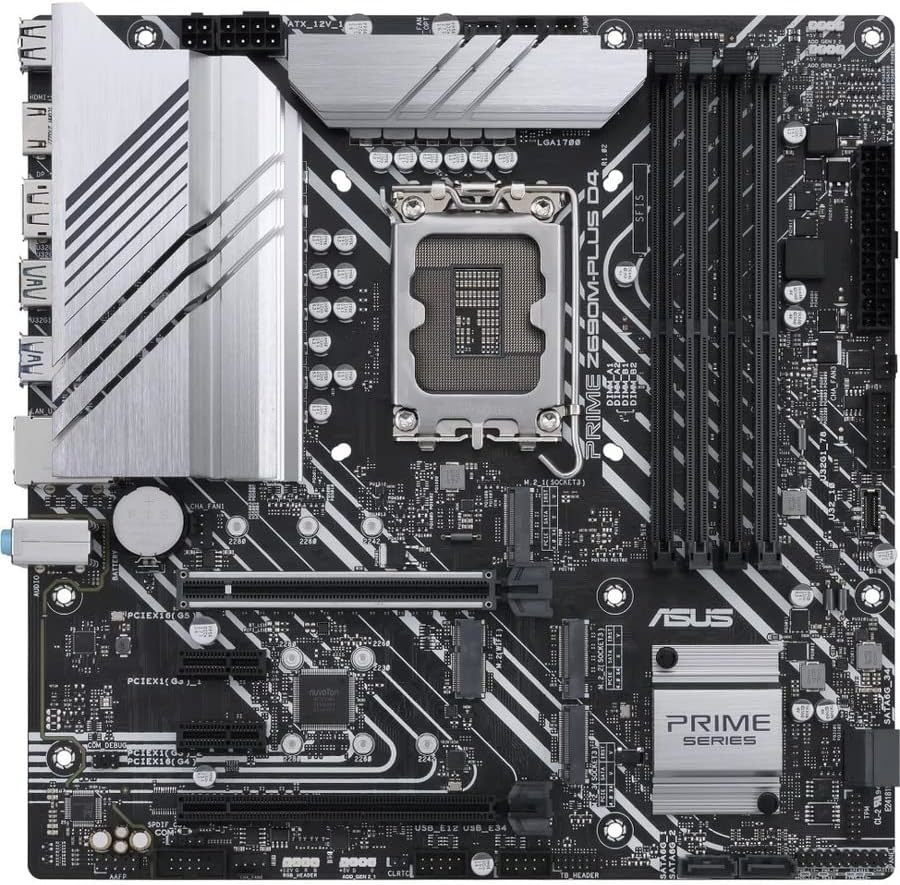 ブランドのギフト LGA D4 Z690M-Plus Prime ASUS 1700 motherboard microATX Gen 12th Intel ASUSTeK