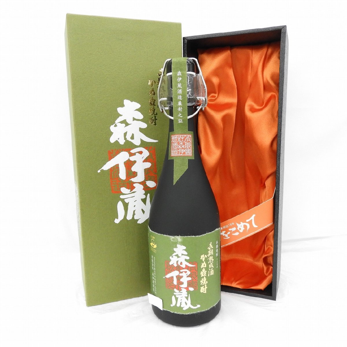 未開栓】森伊蔵 極上の一滴 かめ壺焼酎 本格焼酎 720ml 25% 箱付