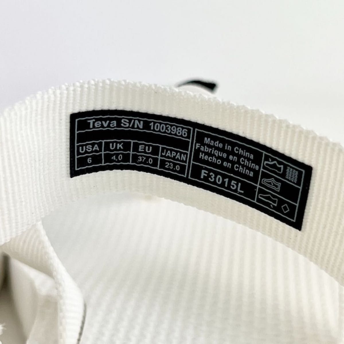 TEVA テバ レディース サンダル ORIGINAL SANDAL SOLID WHITE/ホワイト スポーツサンダル 23cm