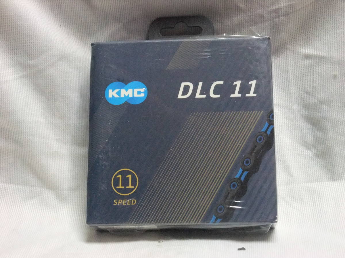 KMC DLC11 チェーン 118L DLC 11速 青色 シマノ・スラム11速対応 新品未使用_画像1