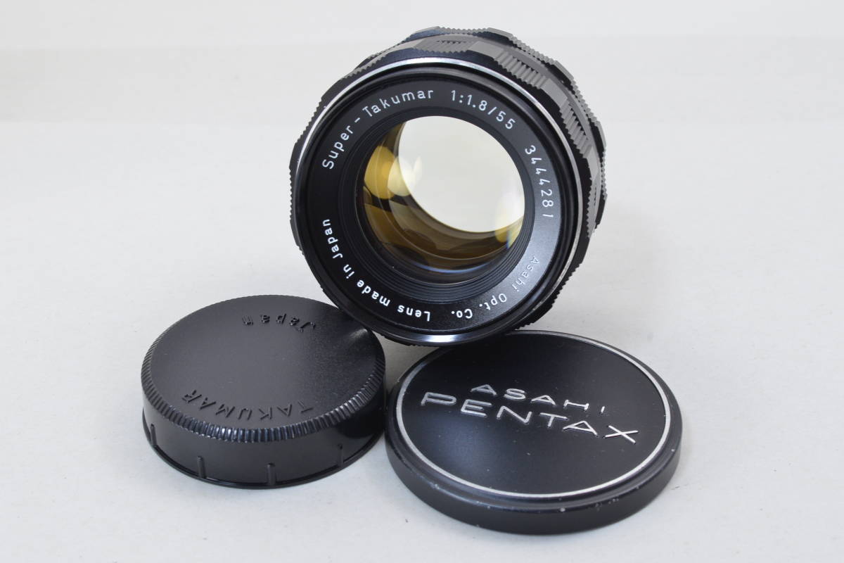 【ecoま】ペンタックス Super-Takumar 55mm F1.8 no.3444281 M42マウント マニュアルレンズ