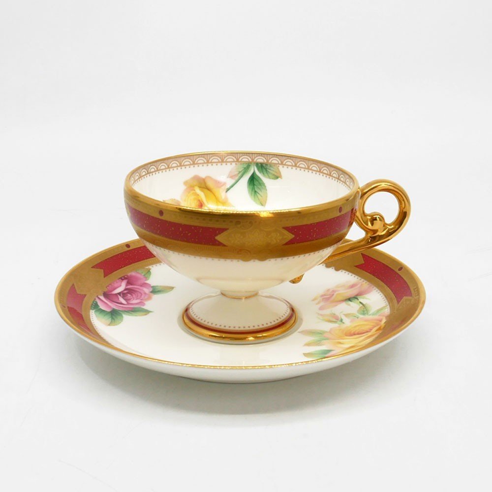 定番 アソートコレクション Noritake ノリタケ ● ティーカップ&ソーサー 希少 オールドノリタケ ボーンチャイナ ローズ 薔薇 金彩 100周年記念 ノリタケ 定番 アソートコレクション Noritake ノリタケ ● ティーカップ&ソーサー 希少 オールドノリタケ ボーンチャイナ ローズ 薔薇 金彩 100周年記念 ノリタケ