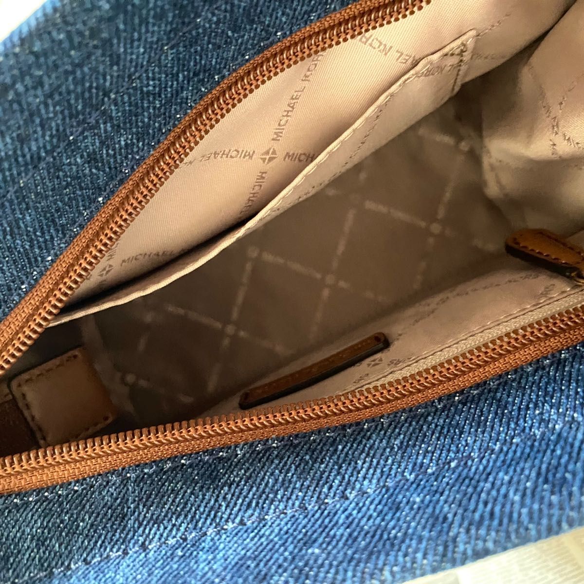 新品 MICHAEL KORS マイケルコース ショルダーバッグ デニム 新品 MICHAEL KORS マイケルコース ショルダーバッグ デニム