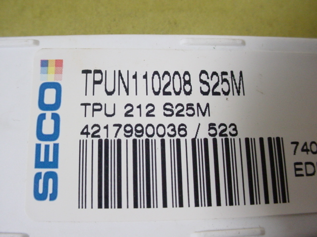 TPUN110208 材質 TPU212 S25M　SECO　チップ　新古品 SIN_画像5