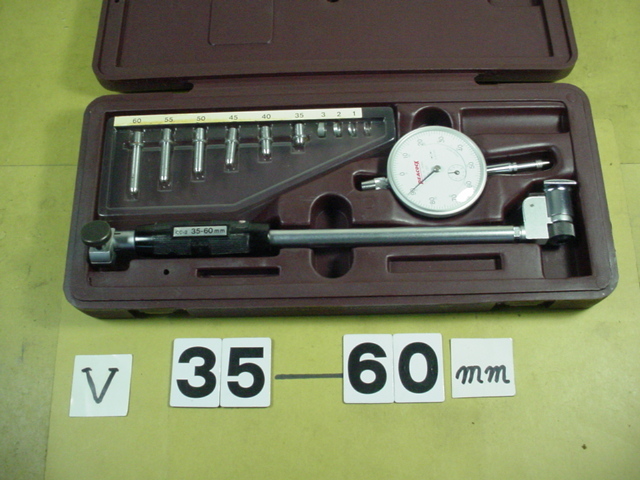 測定範囲　35～60mm　ピーコック　シリンダーゲージ　中古品　ダイヤルゲージ付　　V