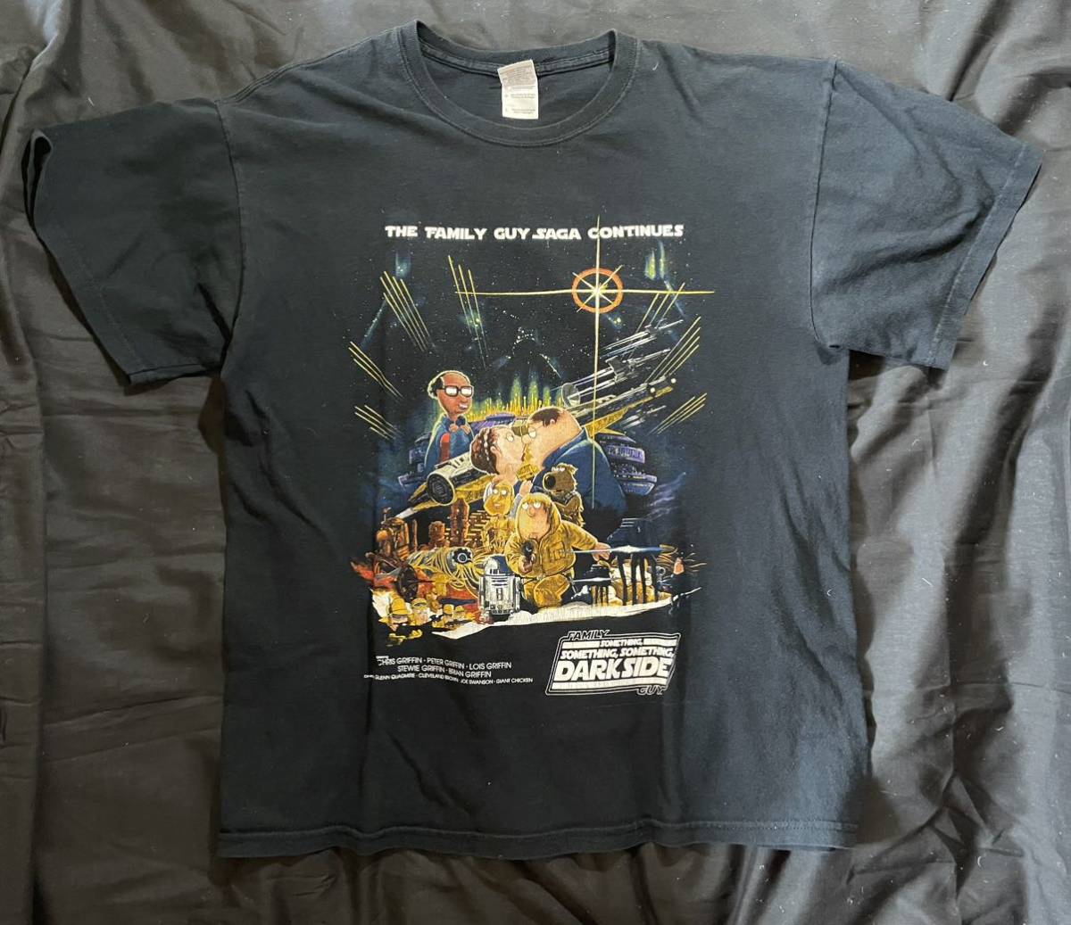 00's ビンテージ Family Guy スターウォーズ パロディー Tシャツ 00's ビンテージ Family Guy スターウォーズ パロディー Tシャツ
