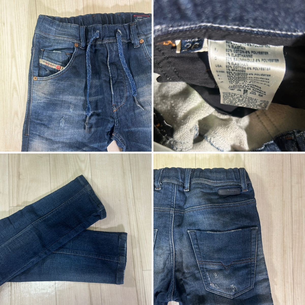 即決 JoggJeans DIESEL KROOLEY 0816D ディーゼル クルーリー W26_画像10