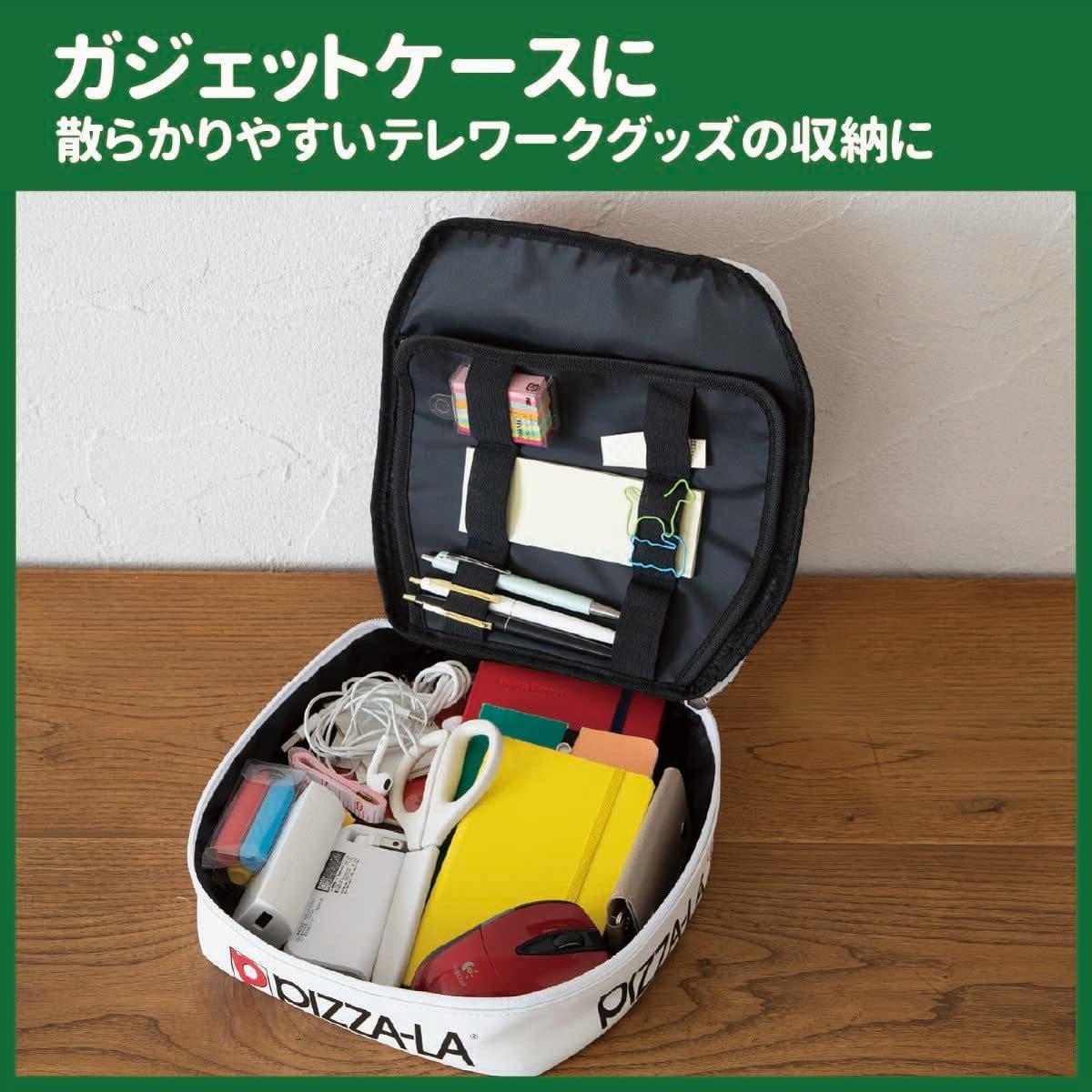 PIZZA-LA 35th ANNIVERSARY BOOKイタリアンバジルM sizeピザーラまるでピザ箱みたいな大容量ポーチ 上國料萌衣かまいたち鈴木愛理WANIMAの画像8