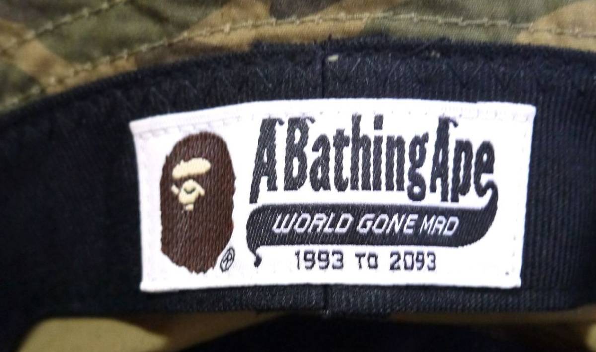 A BATHING APE バケットハット (L) 猿迷彩 サファリハット_画像4