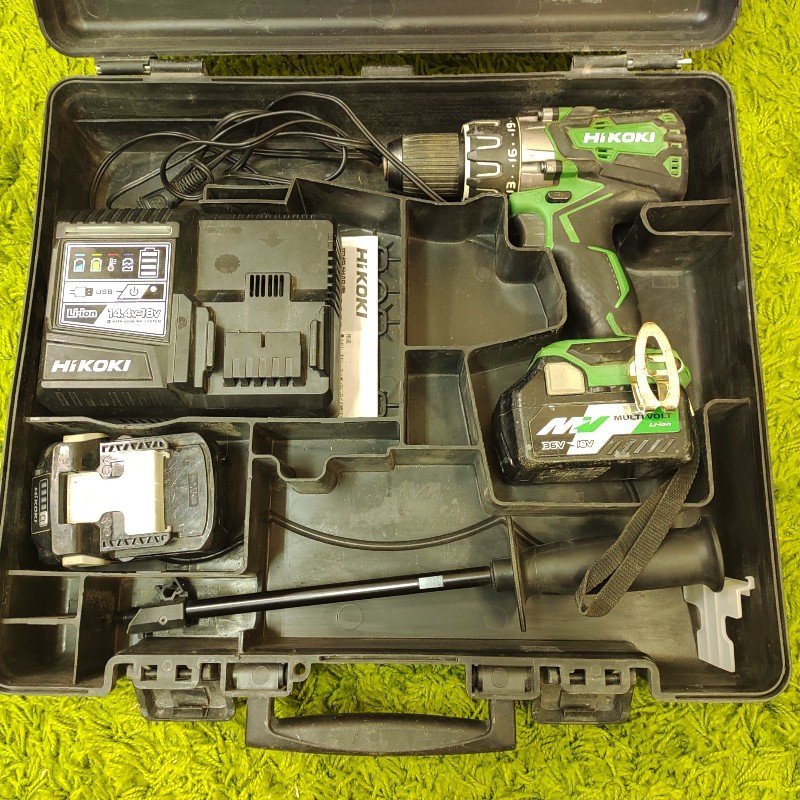 あすつく】 13mmコードレスドライバドリル 36V ハイコーキ ☆ 中古品