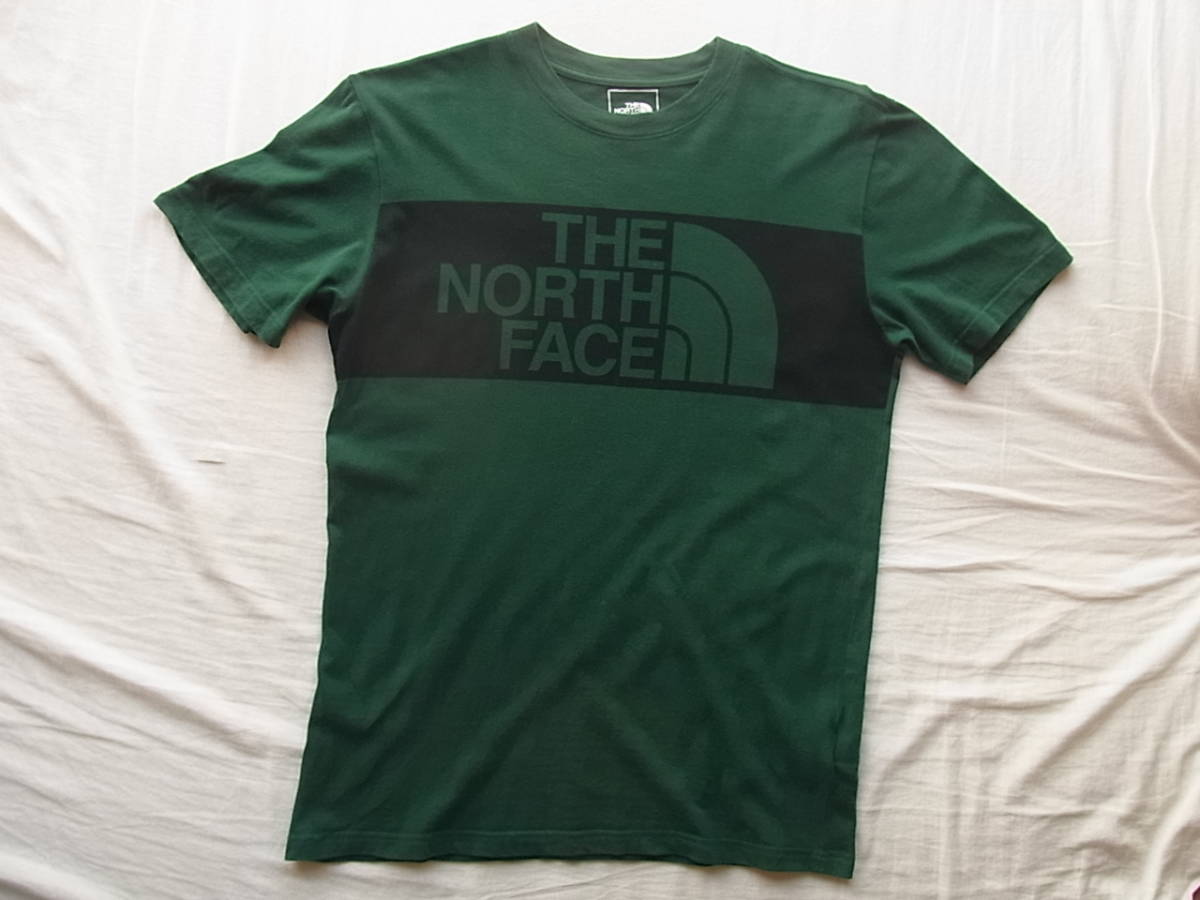 THE NORTH FACE ノースフェイス　　ロゴプリントTシャツ　サイズ S 　グリーン_画像1