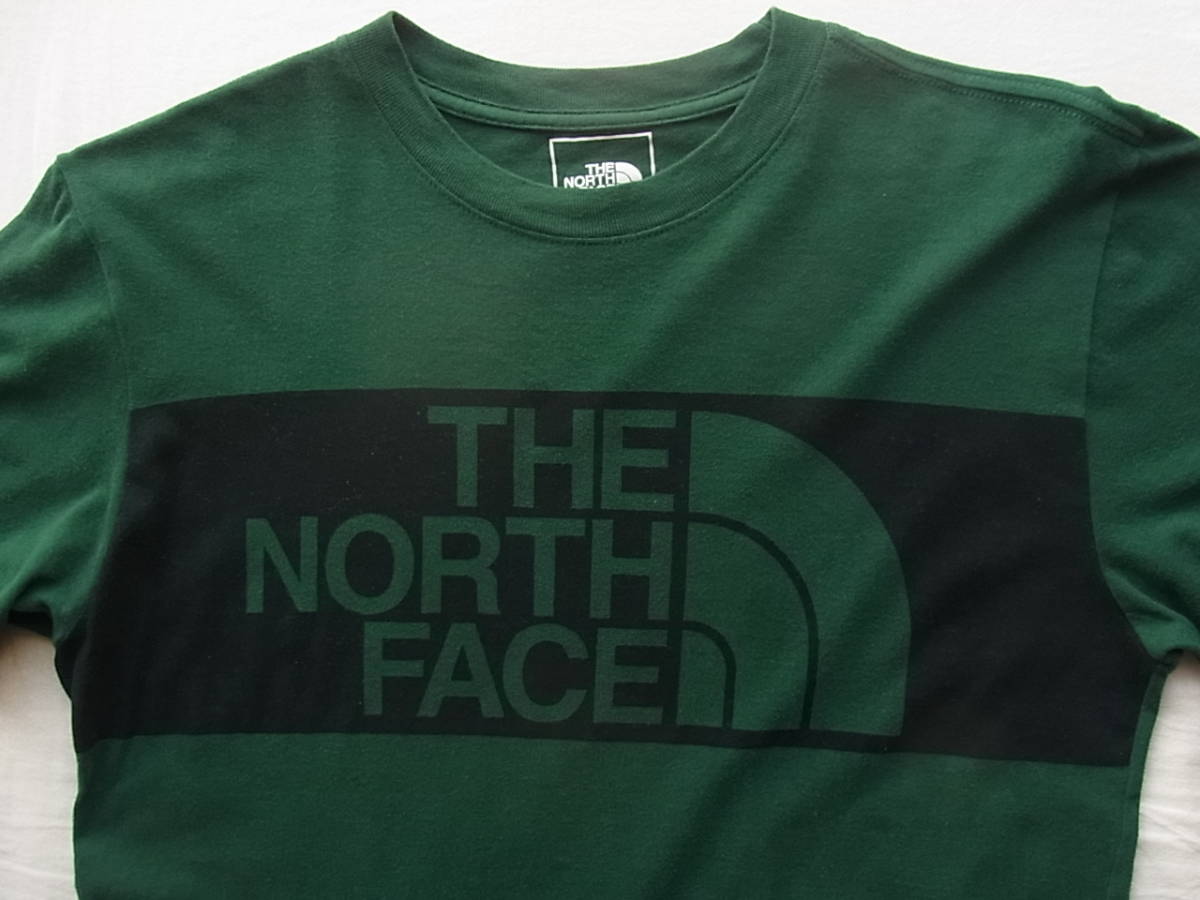THE NORTH FACE ノースフェイス　　ロゴプリントTシャツ　サイズ S 　グリーン_画像2