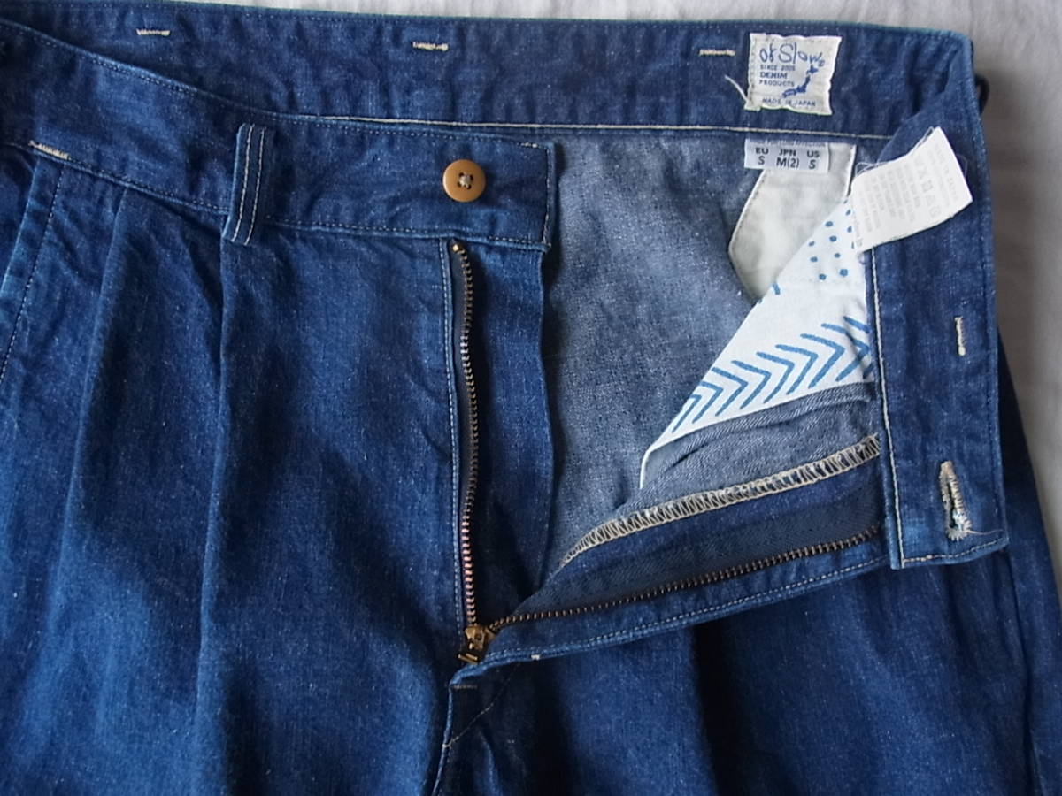 orslow или s low BILLY JEANbi Lee Gene Right on s Denim материалы tuck ввод конический Silhouette брюки размер M(2) сделано в Японии 