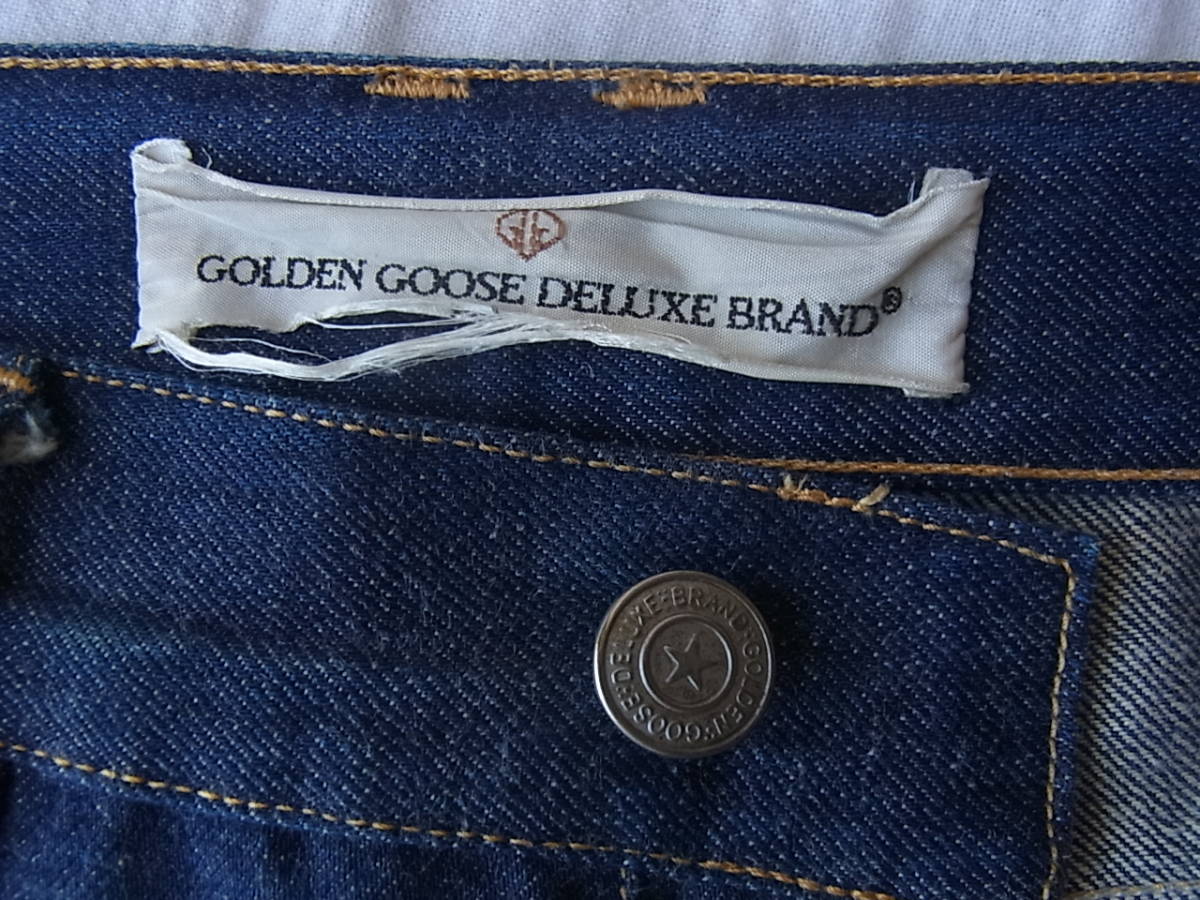 GOLDEN GOOSE DELUXE BRAND ゴールデン・グース 濃色デニム　 スキニーシルエット　ジーンズ　サイズ28 MADE IN ITALY_画像5