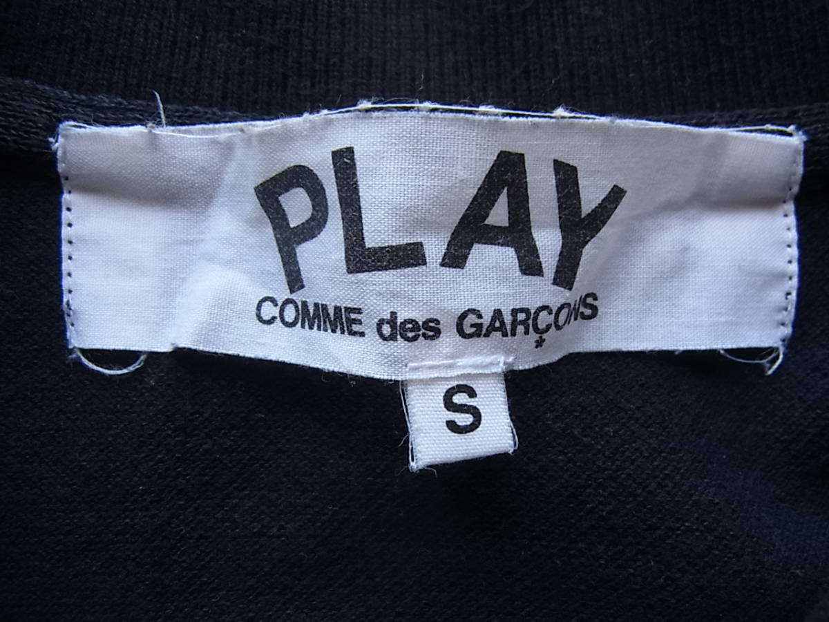 PLAY COMME des GARCONS Play Comme des Garcons polo-shirt size S black 