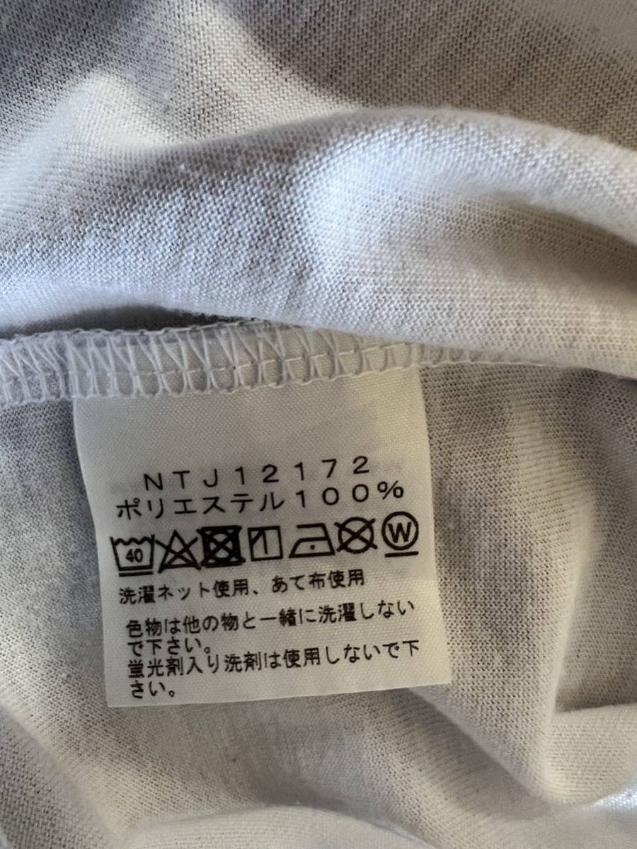 人気カラー   キッズ半袖Tシャツ ノースフェイス 白