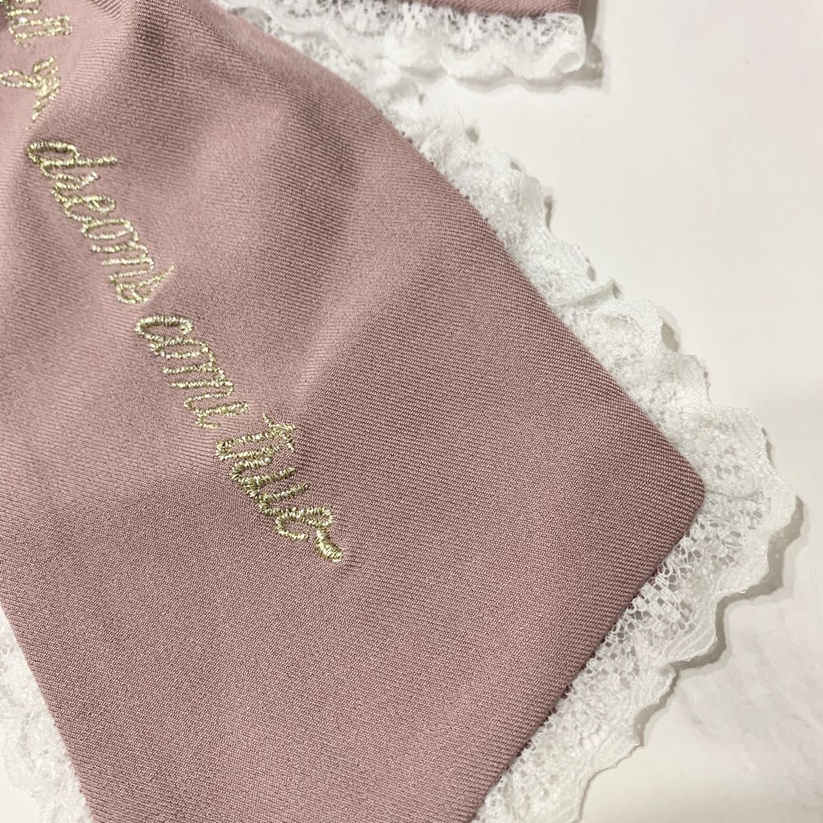 未使用 lizlisa 刺繍レースリボン 大きめ ブローチ ピンク 未使用 lizlisa 刺繍レースリボン 大きめ ブローチ ピンク