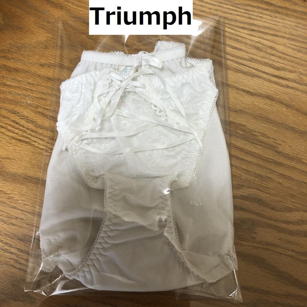 Triumph　トリンプ　編み上げ　レディース　スタンダード　ショーツ　白　M　_画像1